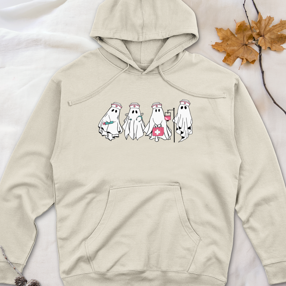 ''Ghost Nurse Halloween'' Hoodie