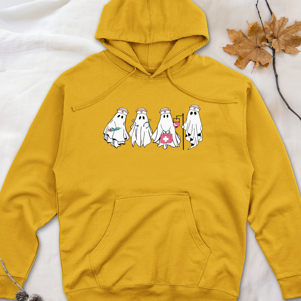 ''Ghost Nurse Halloween'' Hoodie