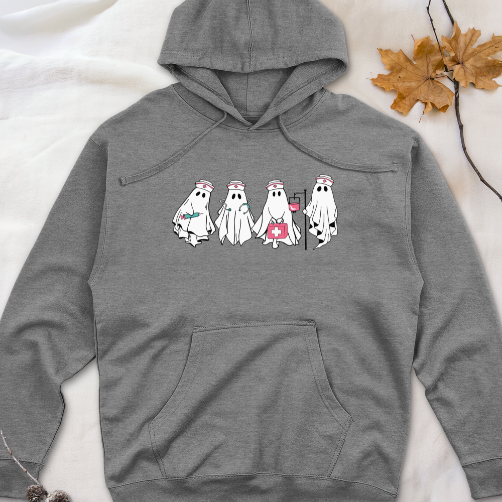 ''Ghost Nurse Halloween'' Hoodie