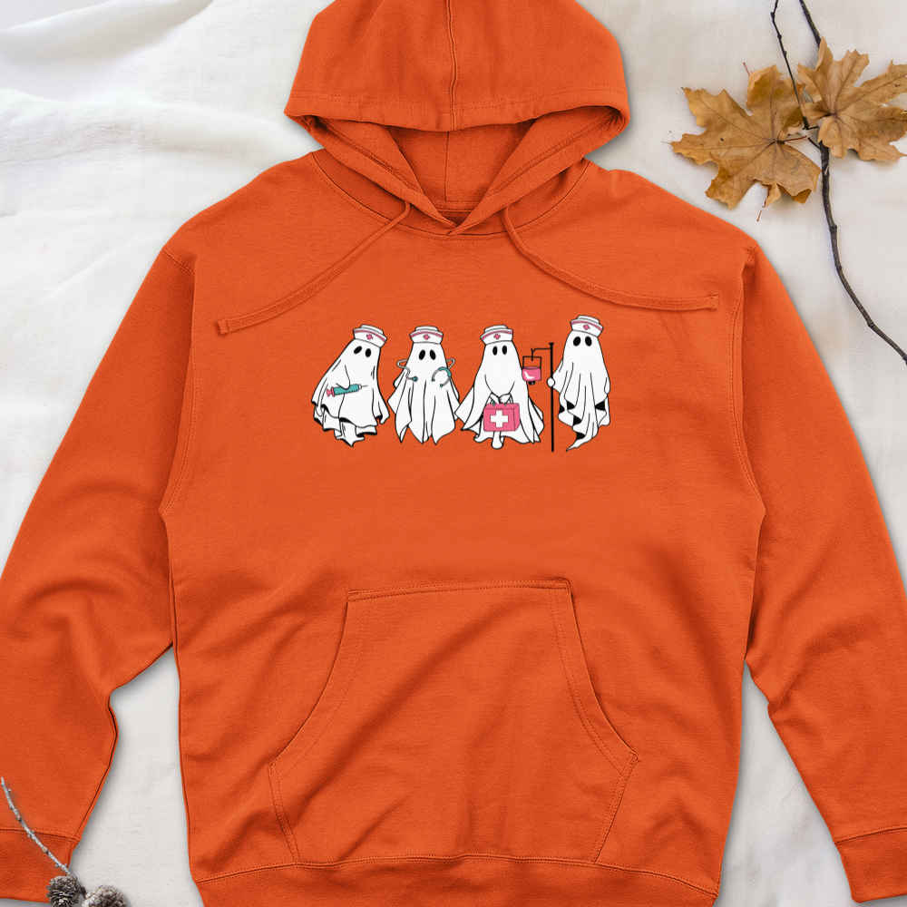 ''Ghost Nurse Halloween'' Hoodie