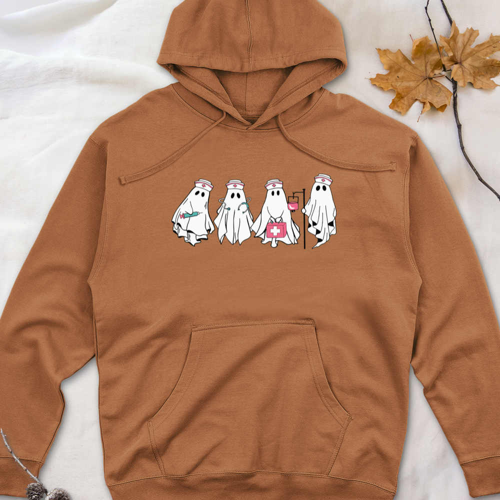 ''Ghost Nurse Halloween'' Hoodie