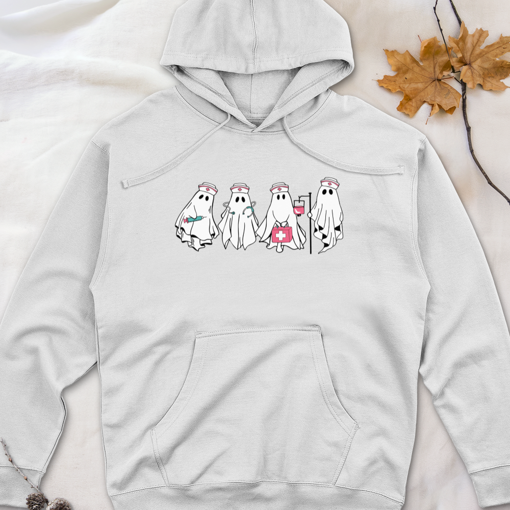 ''Ghost Nurse Halloween'' Hoodie