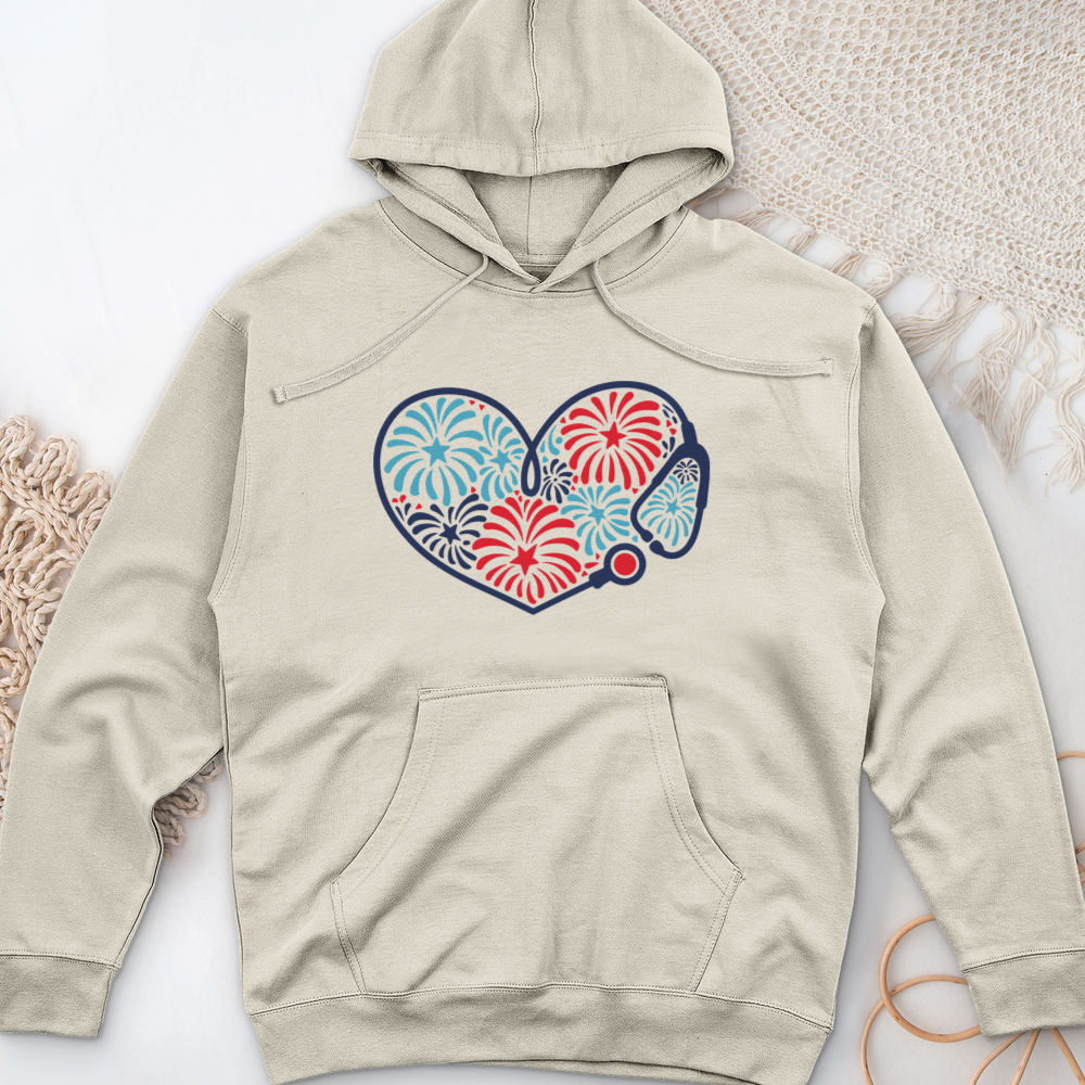 ''Stethoscope Fireworks'' Hoodie