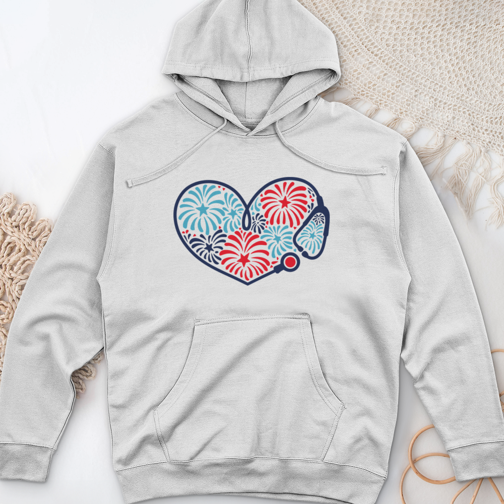 ''Stethoscope Fireworks'' Hoodie
