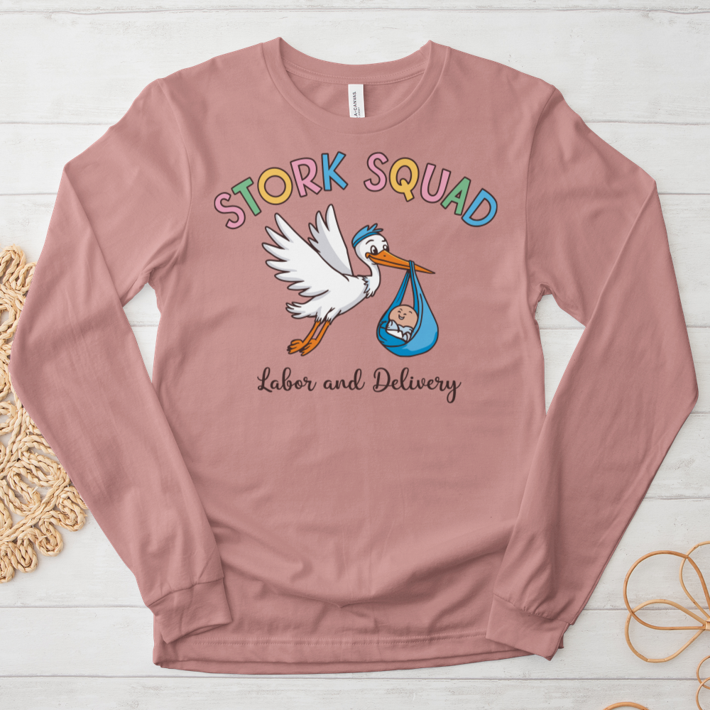 ''Stork Squad'' Long Sleeve T-Shirt