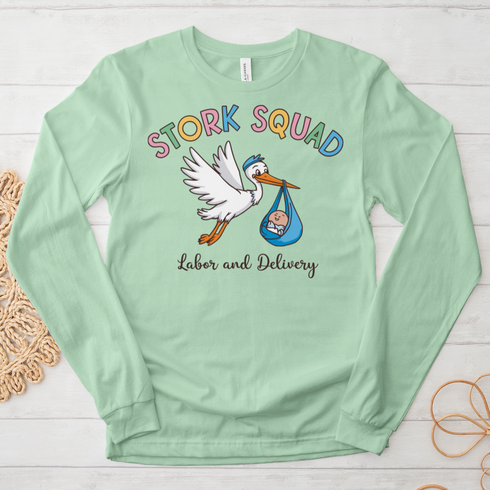 ''Stork Squad'' Long Sleeve T-Shirt