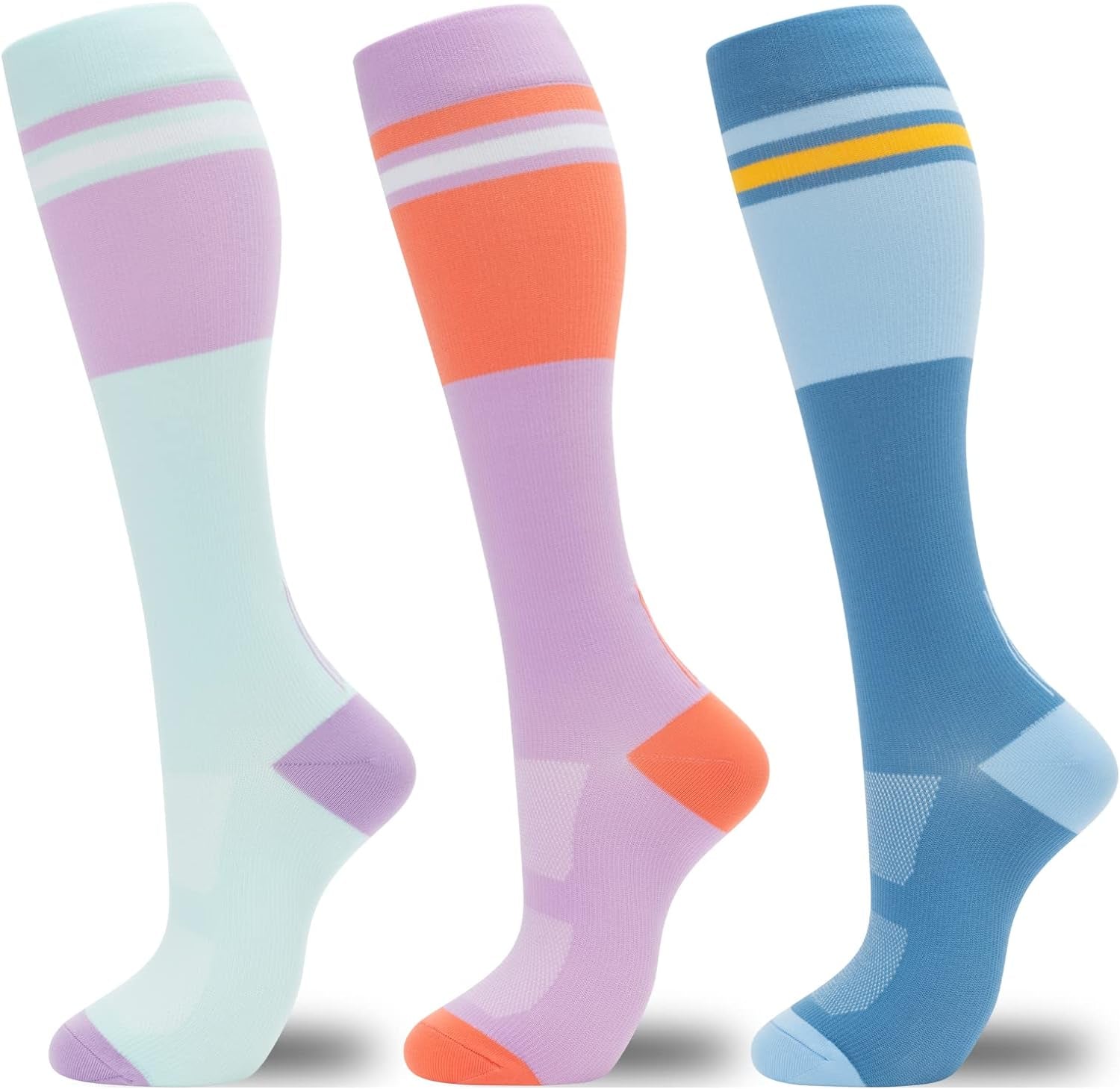 Compression Socks for Nurses | Fun Stripes