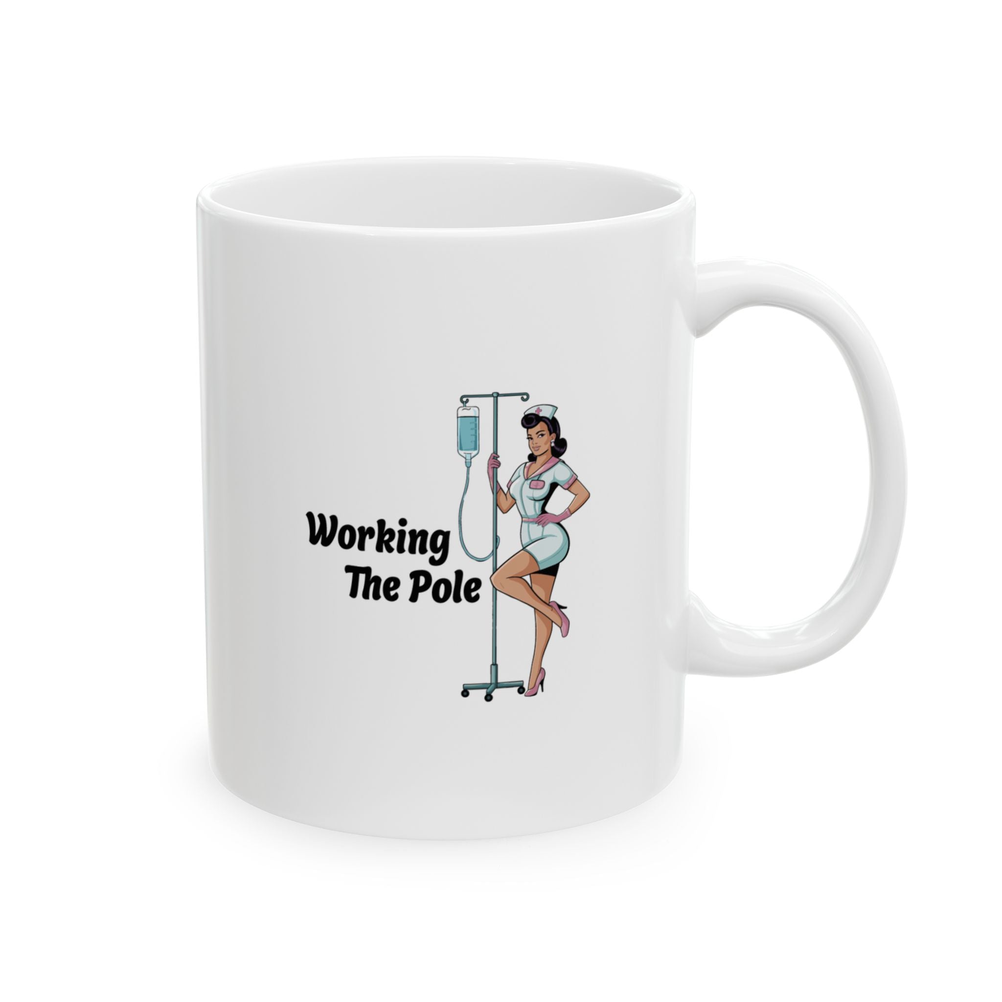 "Working the Pole" Ceramic Mug (11oz)