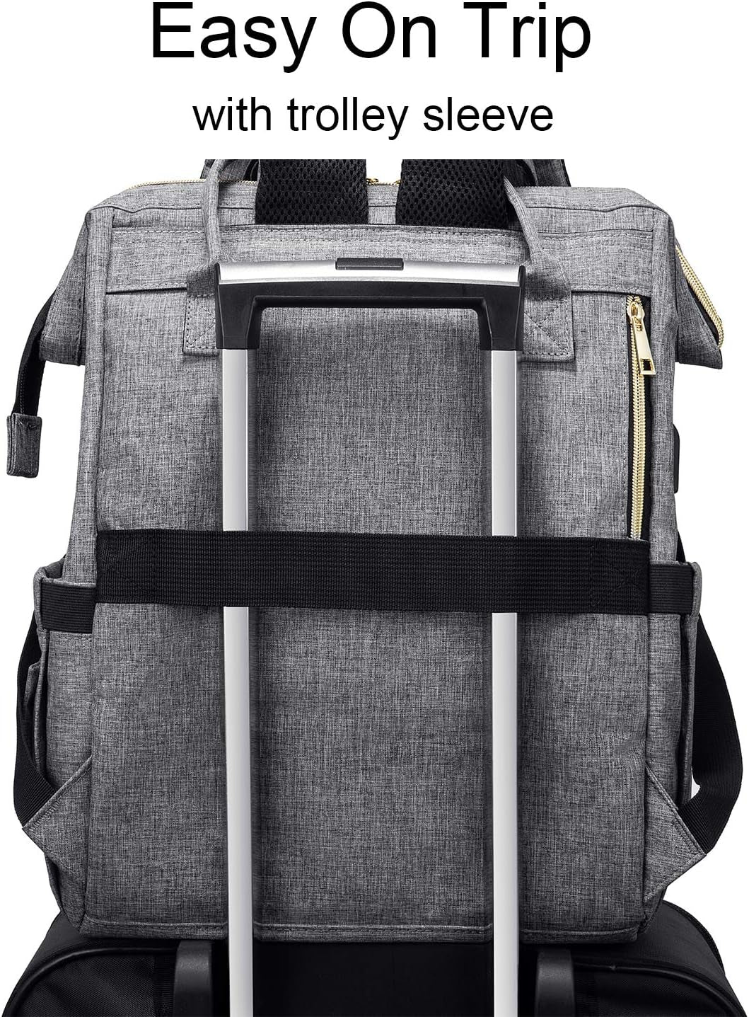 Nurse Laptop Backpack with Multiple Pockets