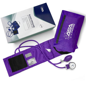 Dual Head Sprague Stethoscope and Sphygmomanometer Manual Blood Pressure Cuff Set with Case