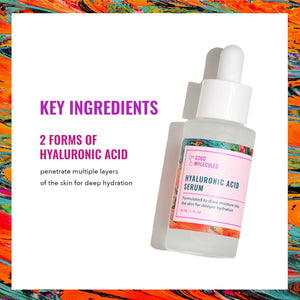 Hyaluronic Acid Serum - Hydrating, Non-Greasy Formula to Moisturize, Plump Fine Lines