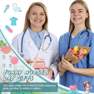 12 Pcs Nurse Sticky Notes - Medical Themed