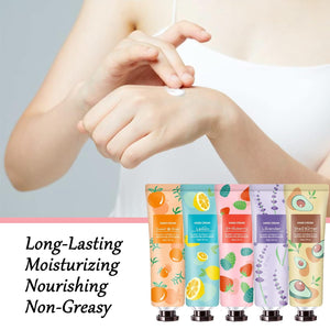 10-Pack Hand Cream for Dry Cracked Hands | Natural Plant Fragrance