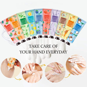 10-Pack Hand Cream for Dry Cracked Hands | Natural Plant Fragrance