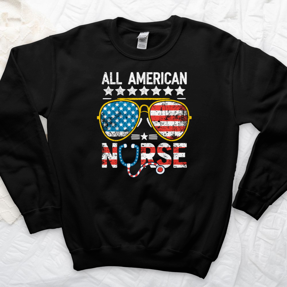 ''All American Nurse'' Sweatshirt