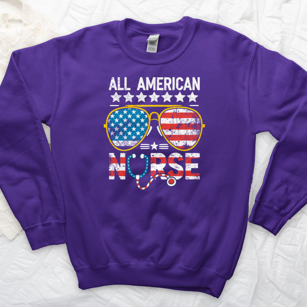 ''All American Nurse'' Sweatshirt