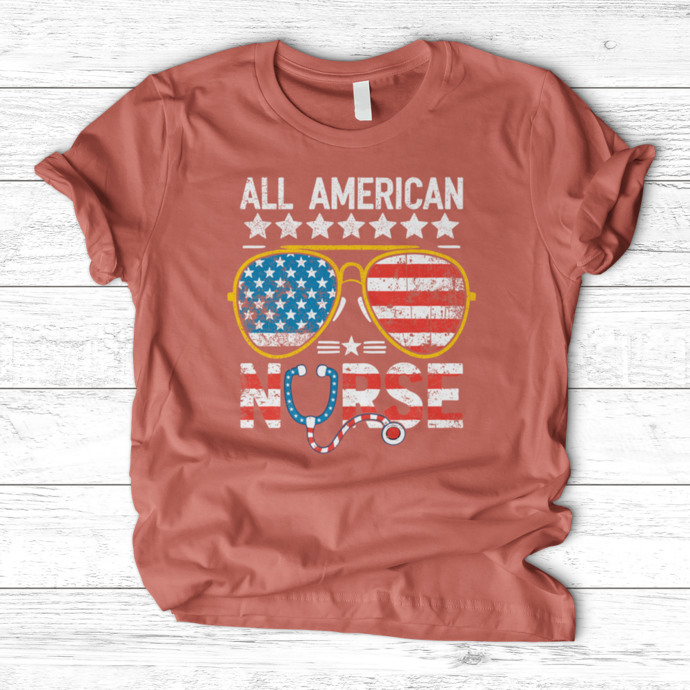 ''All American Nurse'' T-Shirt