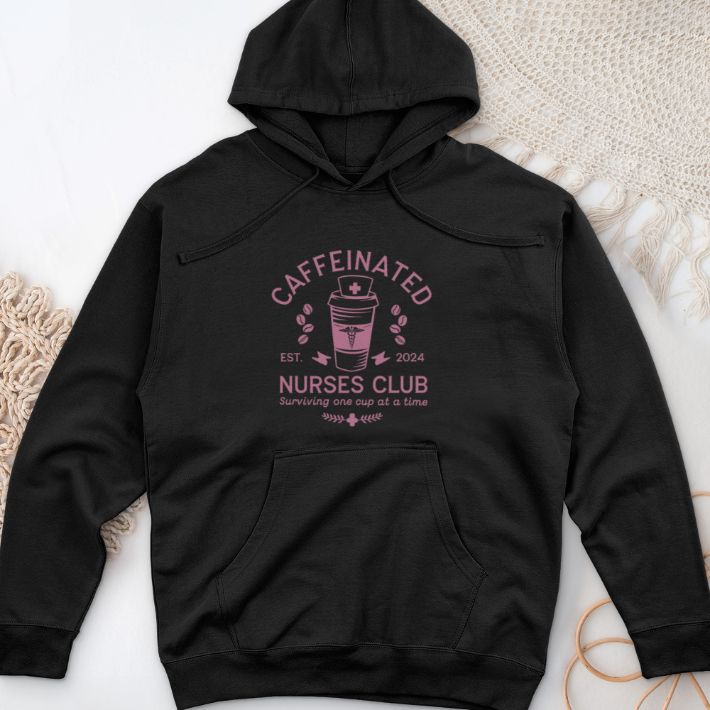 ''Caffeinated Nurses Club'' Hoodie