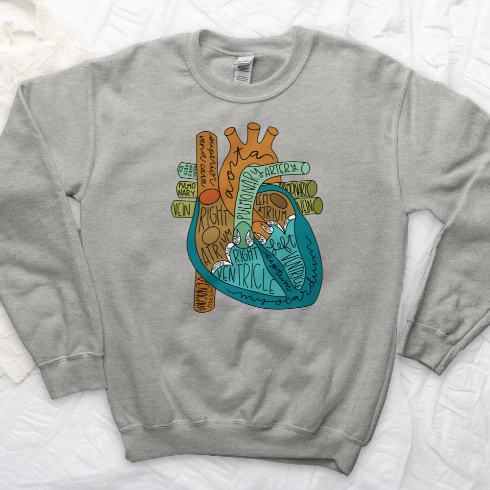 ''Heart Anatomy'' Sweatshirt