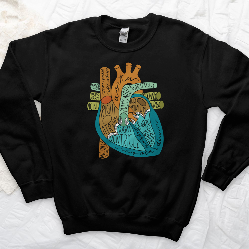 ''Heart Anatomy'' Sweatshirt