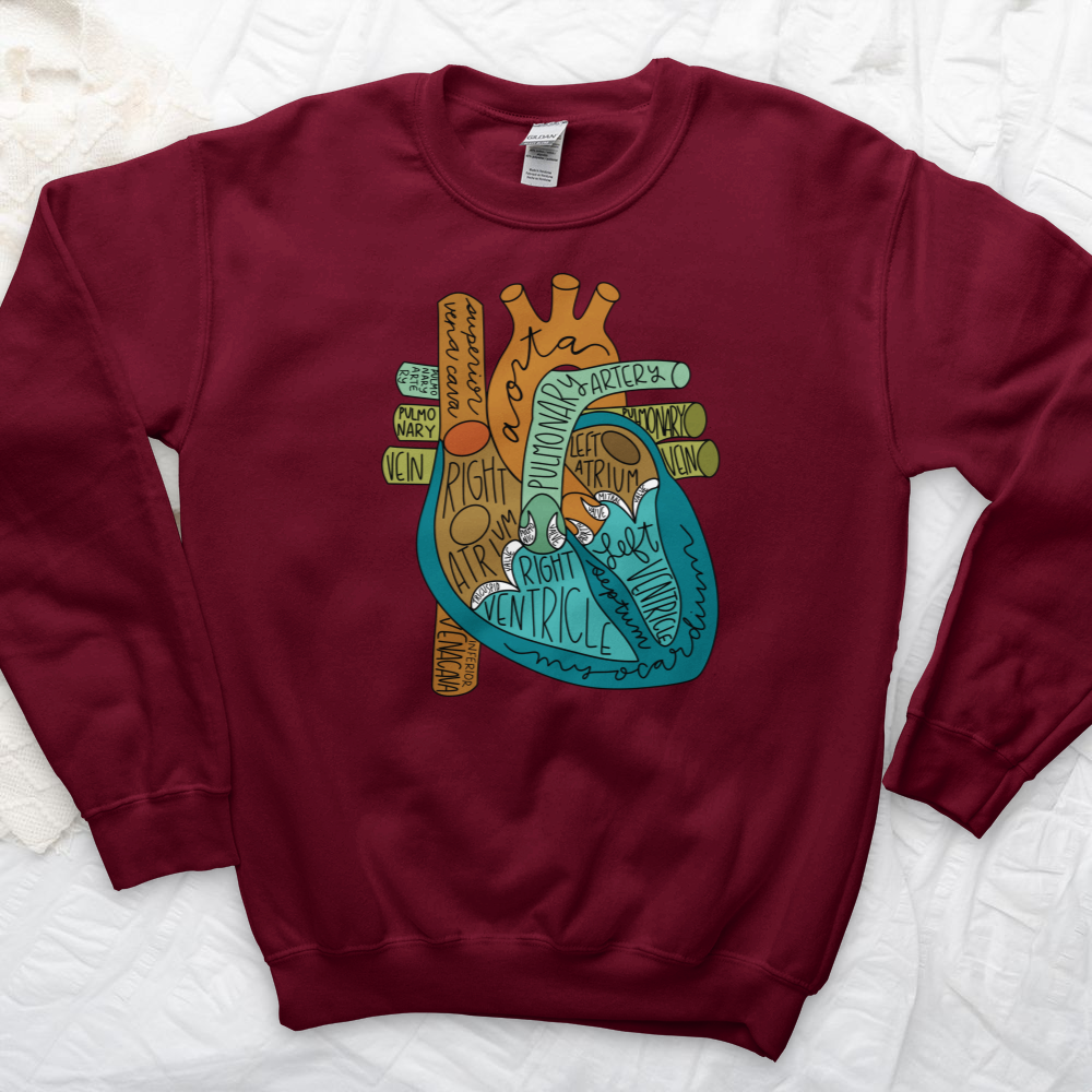 ''Heart Anatomy'' Sweatshirt