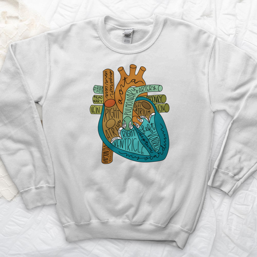 ''Heart Anatomy'' Sweatshirt