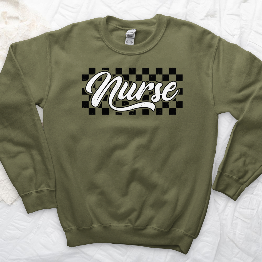 ''Checkered Nurse'' Sweatshirt