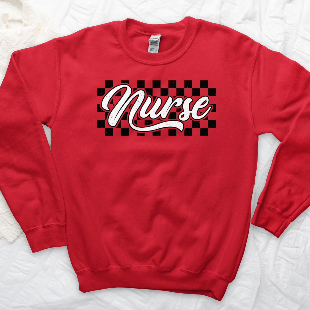 ''Checkered Nurse'' Sweatshirt