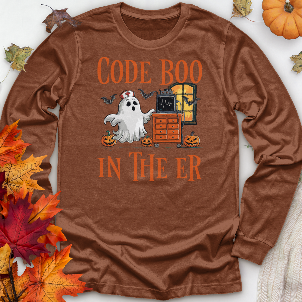 ''Code Boo in the Er'' Long Sleeve T-Shirt