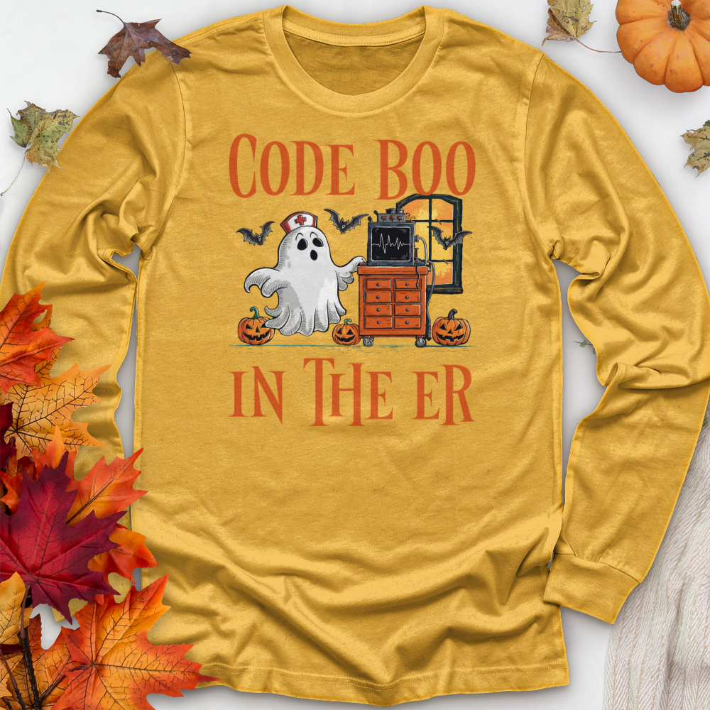 ''Code Boo in the Er'' Long Sleeve T-Shirt