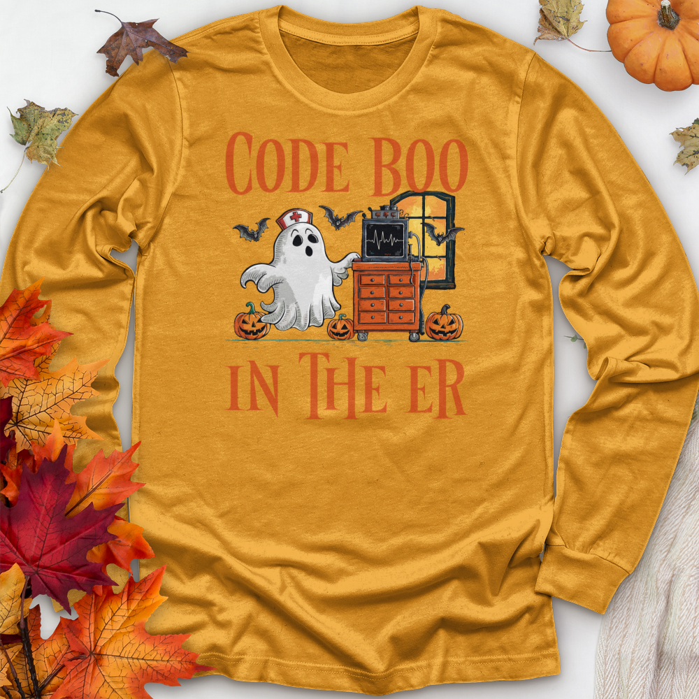 ''Code Boo in the Er'' Long Sleeve T-Shirt