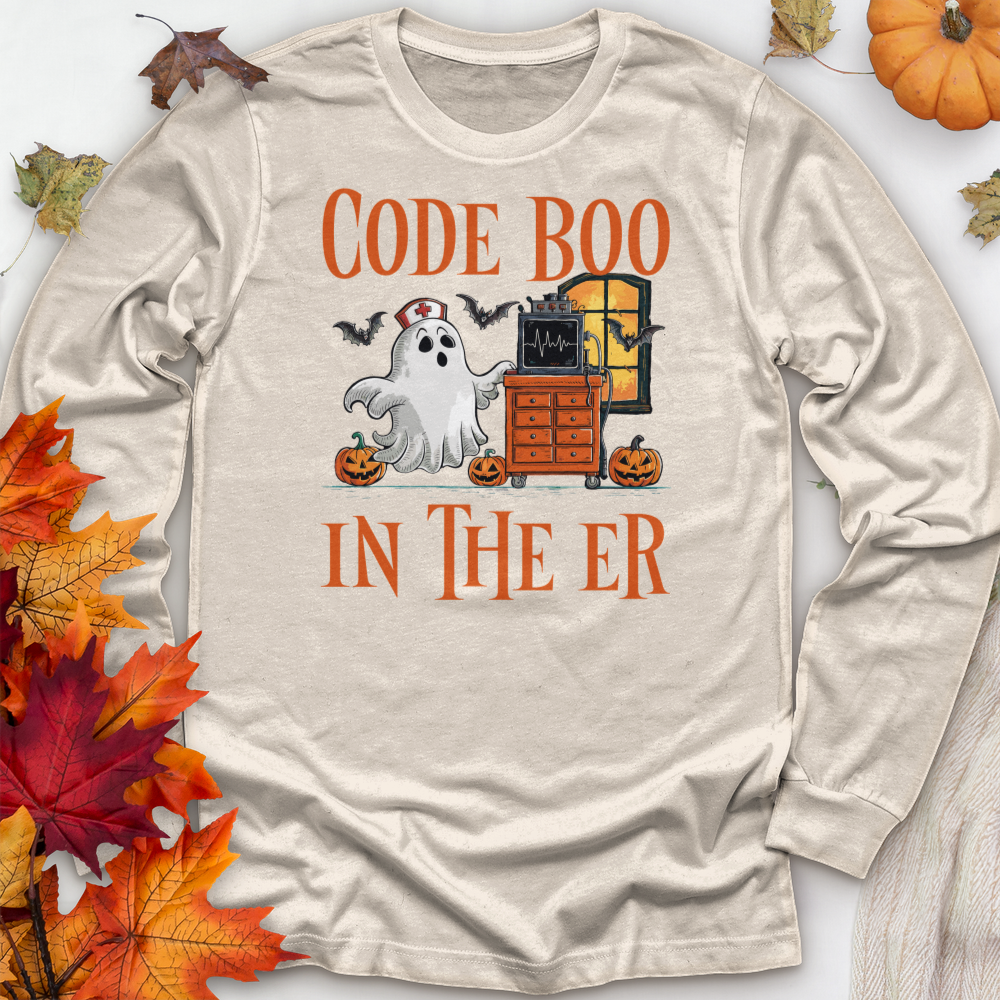 ''Code Boo in the Er'' Long Sleeve T-Shirt