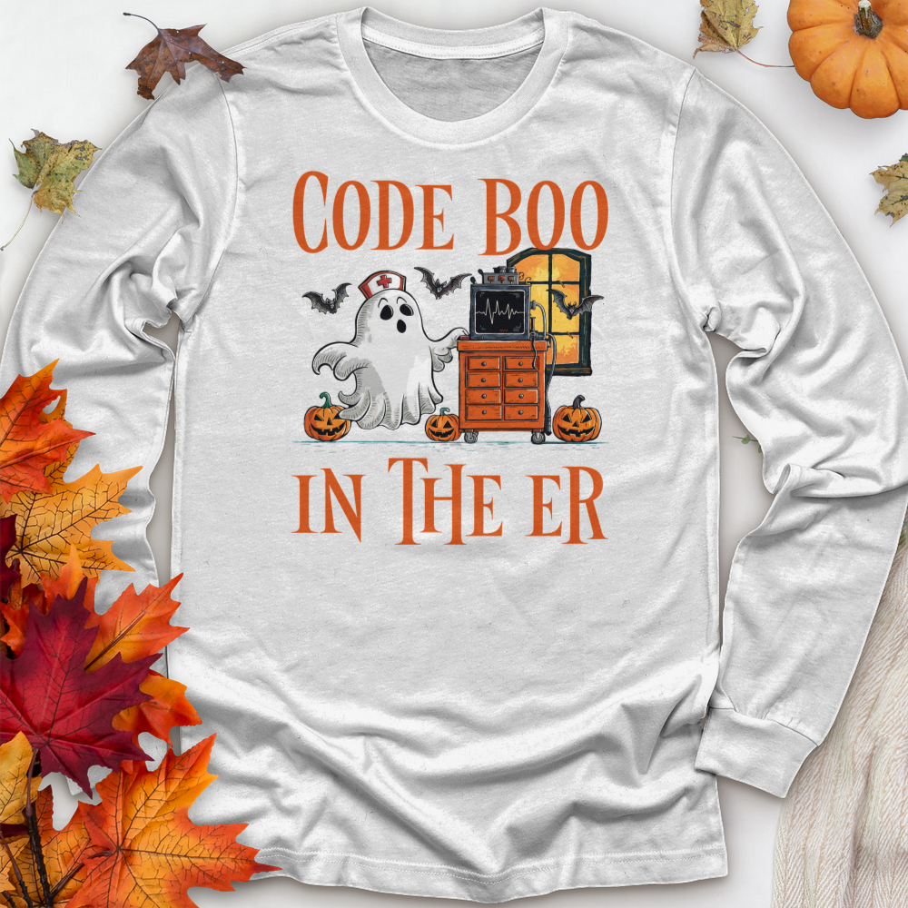 ''Code Boo in the Er'' Long Sleeve T-Shirt