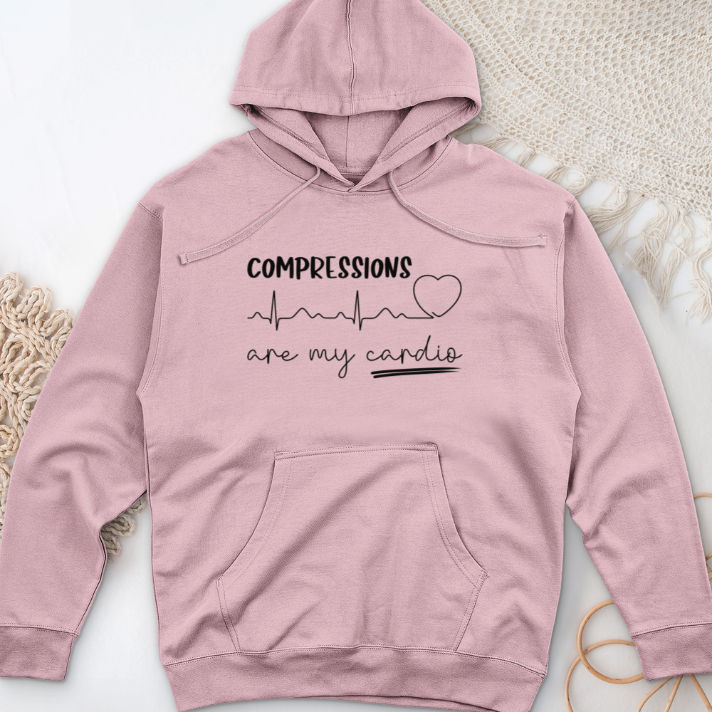 ''Compressions Are My Cardio'' Hoodie