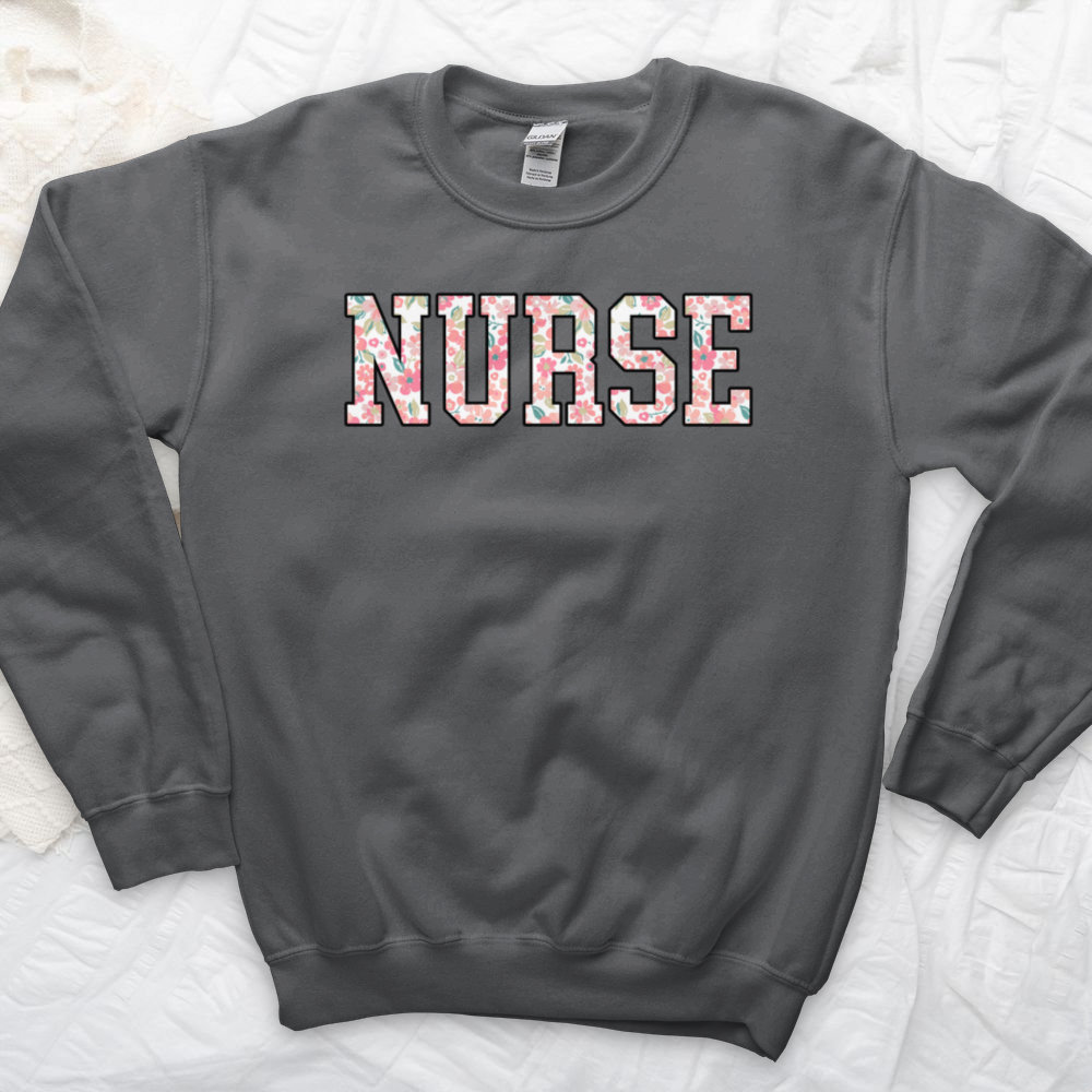 ''Floral Nurse'' Sweatshirt