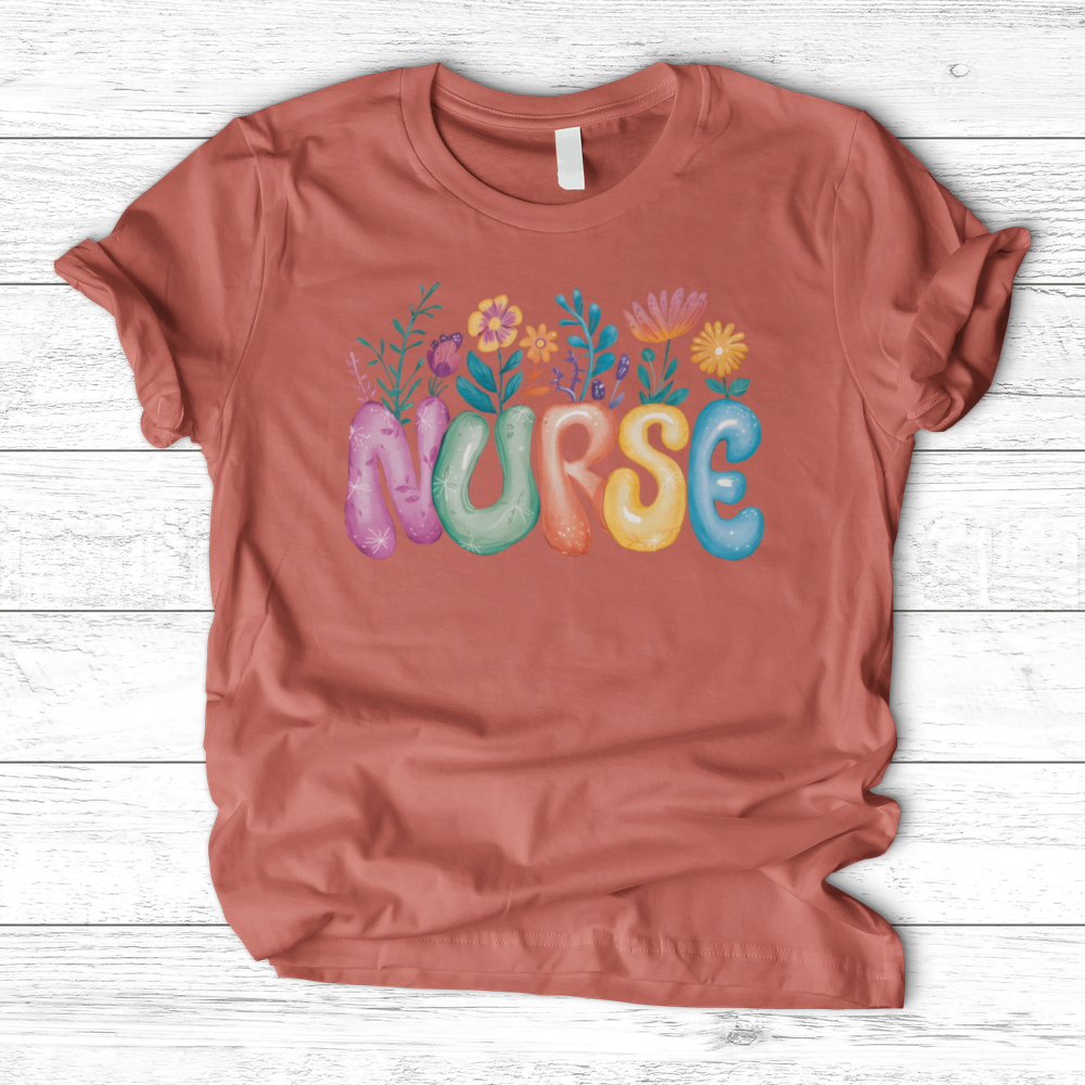 ''Flower Nurse'' T-Shirt