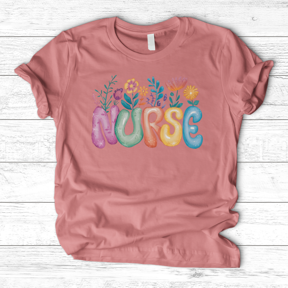 ''Flower Nurse'' T-Shirt