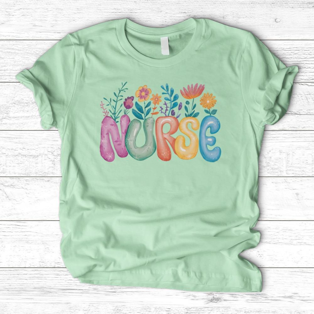 ''Flower Nurse'' T-Shirt