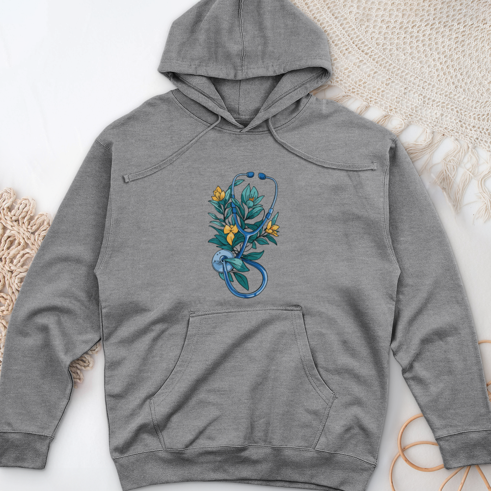 ''Flower Stethoscope'' Hoodie