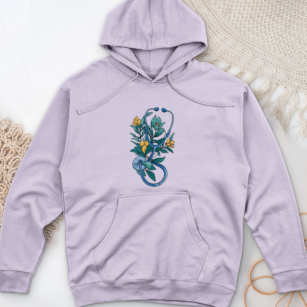 ''Flower Stethoscope'' Hoodie