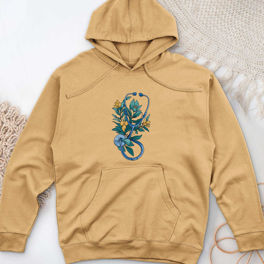 ''Flower Stethoscope'' Hoodie