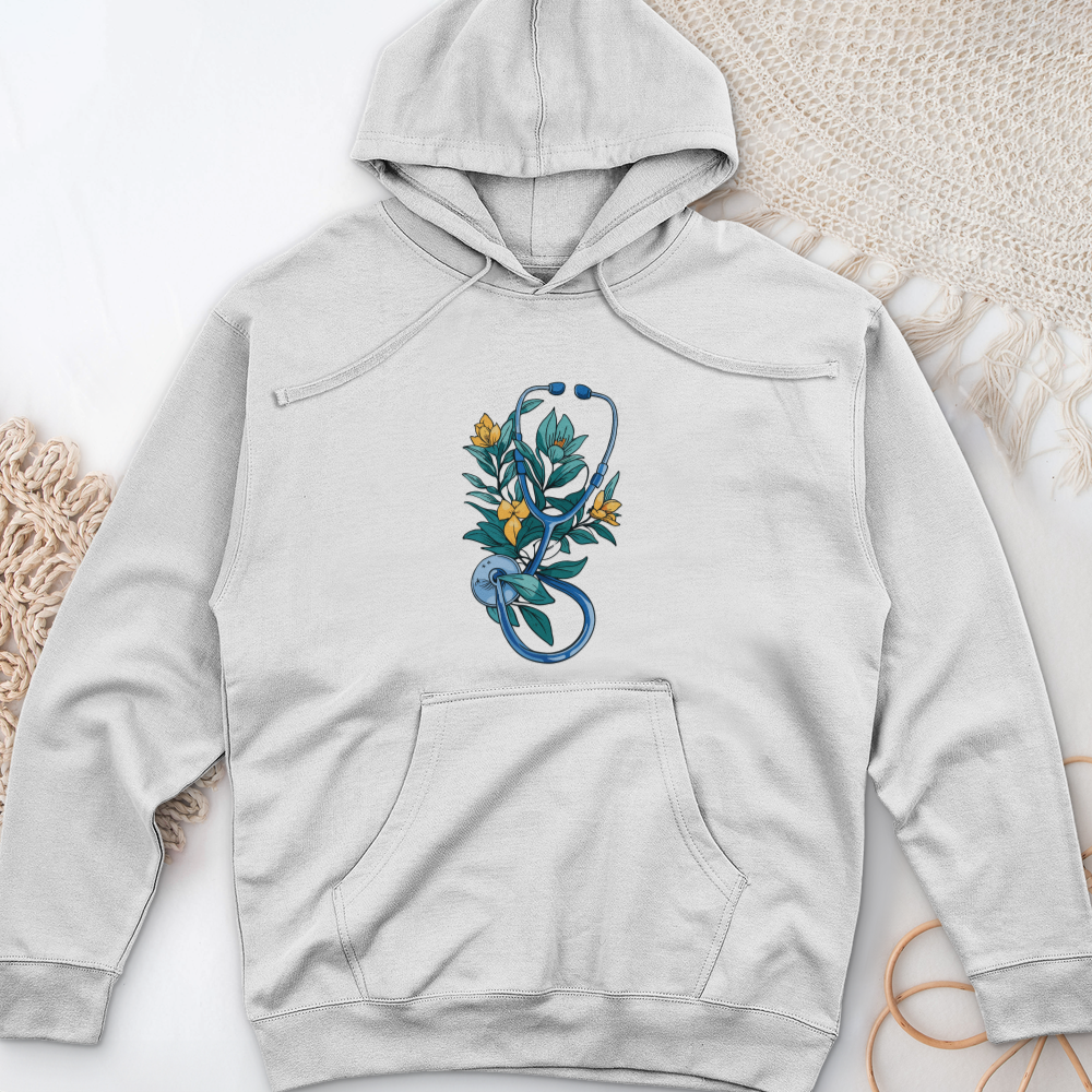 ''Flower Stethoscope'' Hoodie