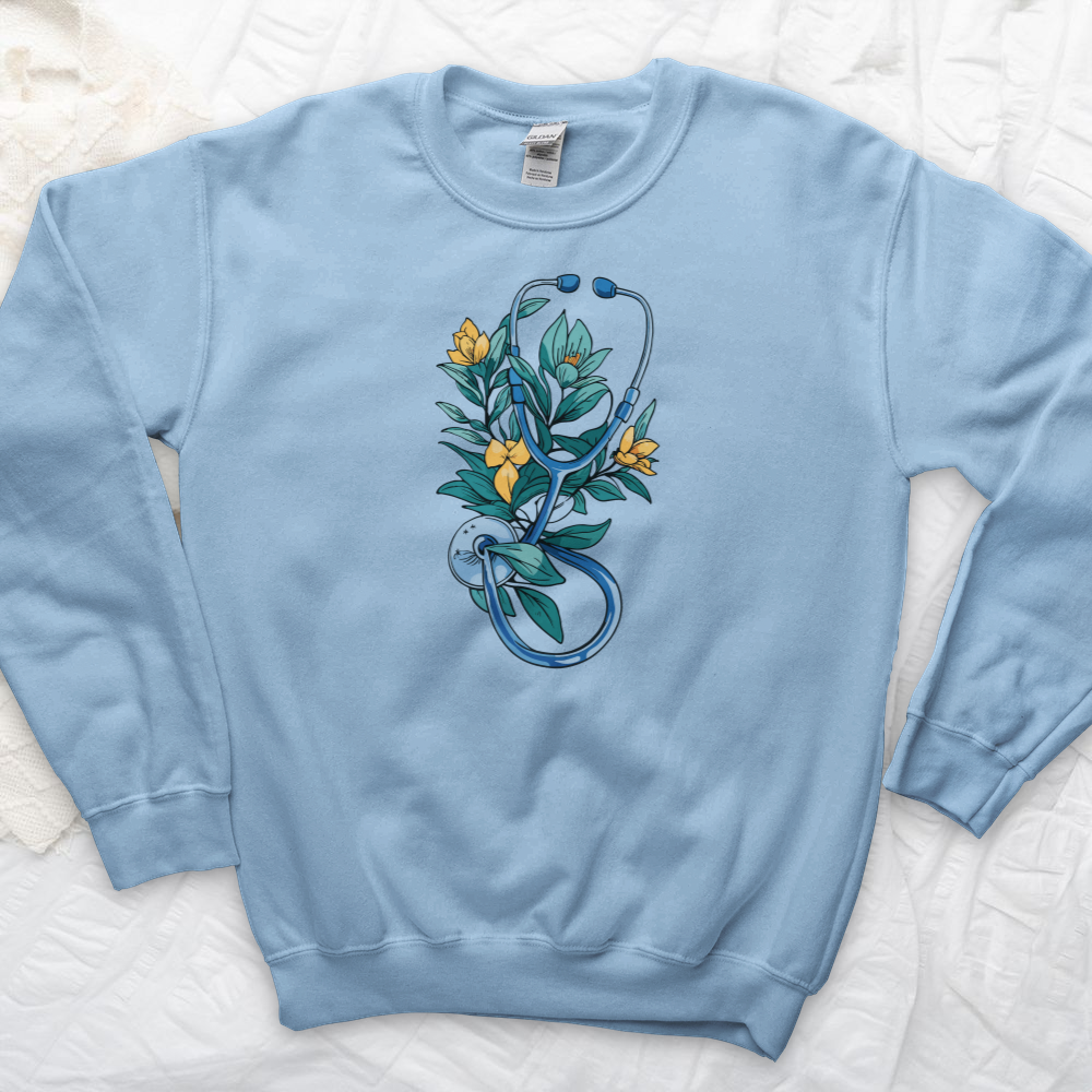 ''Flower Stethoscope'' Sweatshirt