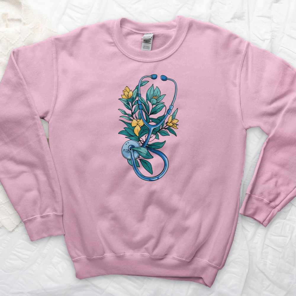 ''Flower Stethoscope'' Sweatshirt