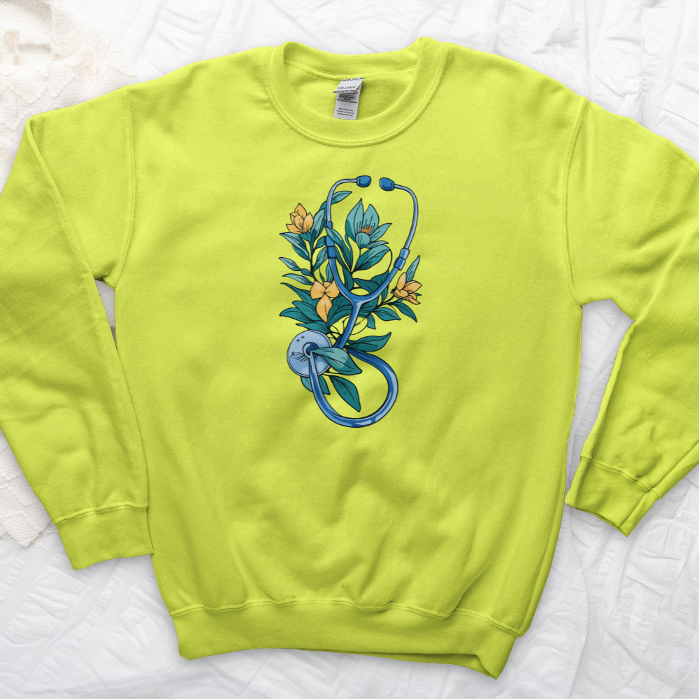 ''Flower Stethoscope'' Sweatshirt