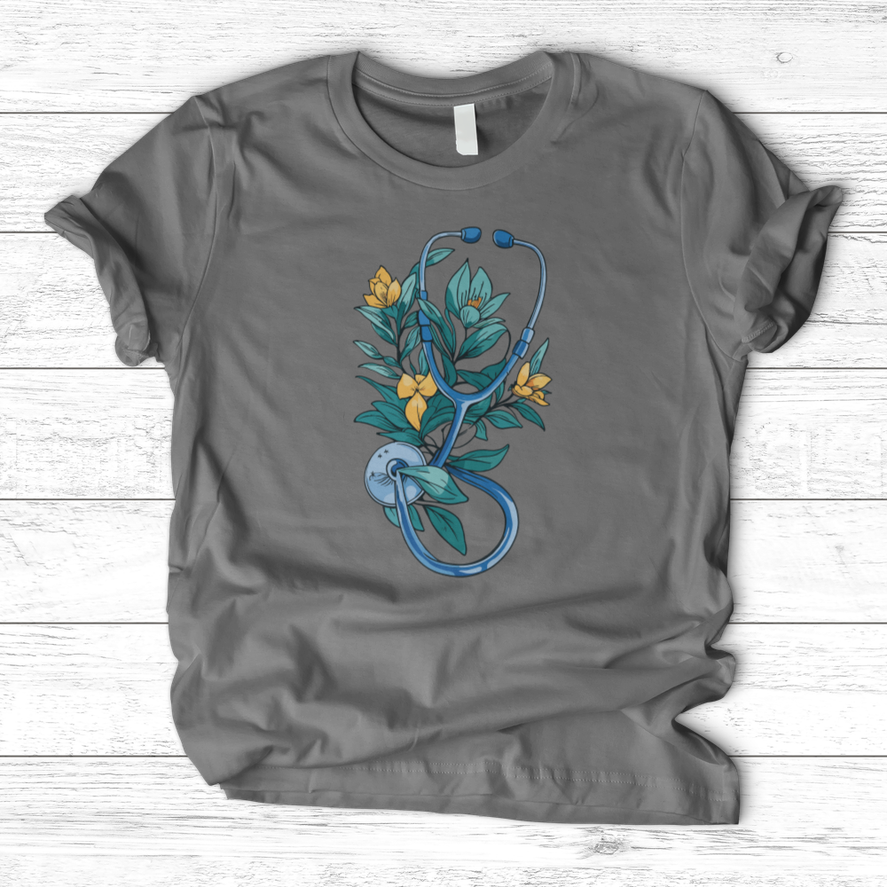 ''Flower Stethoscope'' T-Shirt