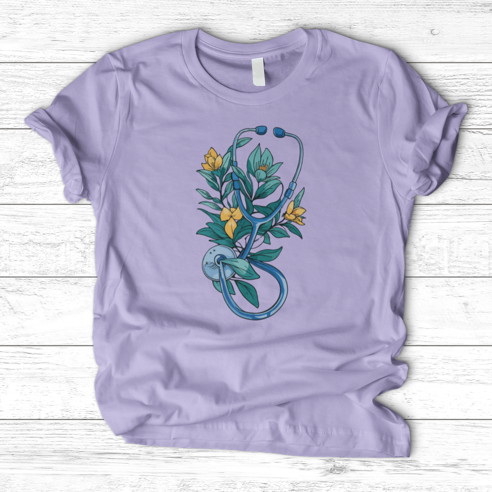 ''Flower Stethoscope'' T-Shirt