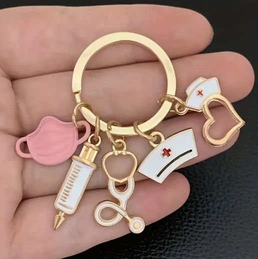 5-Charm Nurse Keychain