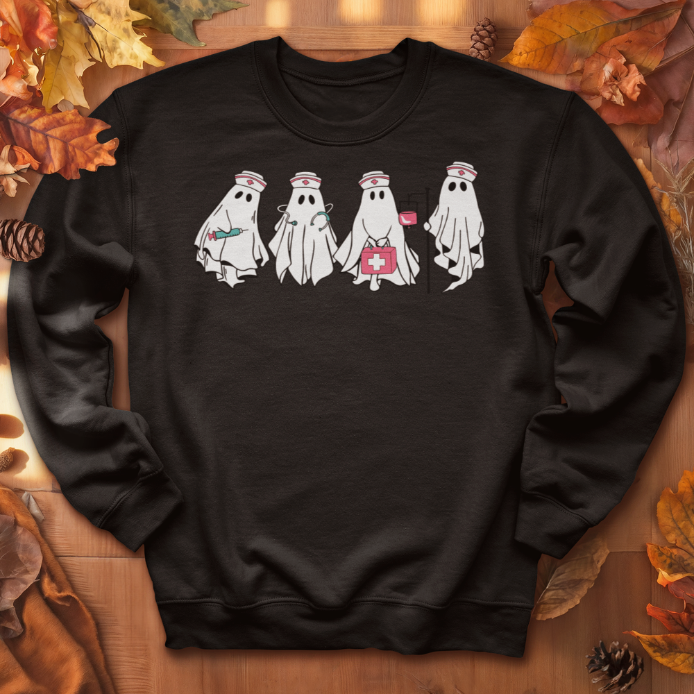 ''Ghost Nurse Halloween'' Sweatshirt