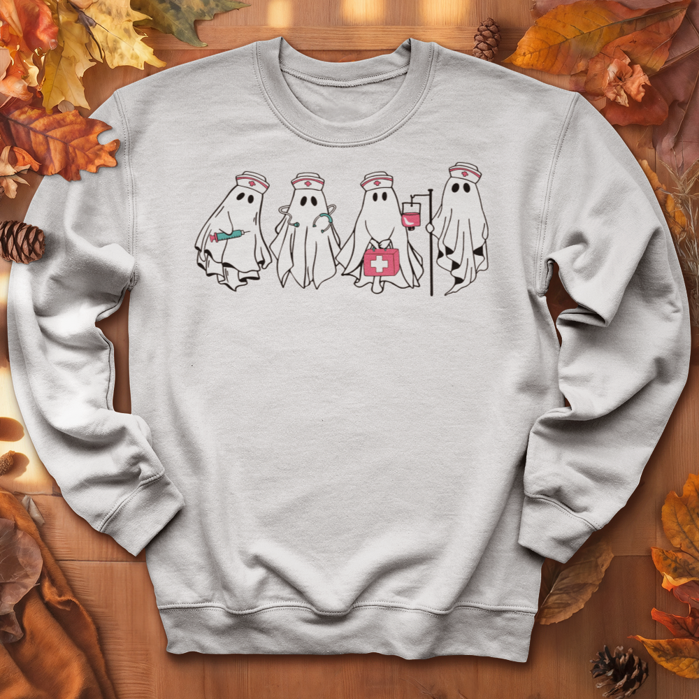 ''Ghost Nurse Halloween'' Sweatshirt